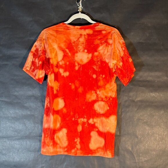 Peanuts Snoopy Size Medium Tee Shirt Tie Dye Grunge Handmade Red Nope Not Today - Picture 5 of 5
